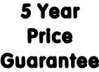 5 year price guarantee